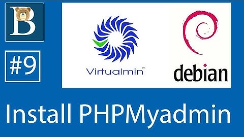 #9 Install PHPMyadmin in Virtualmin and import a database  - LEMP stack - Virtualmin Tutorial Debian