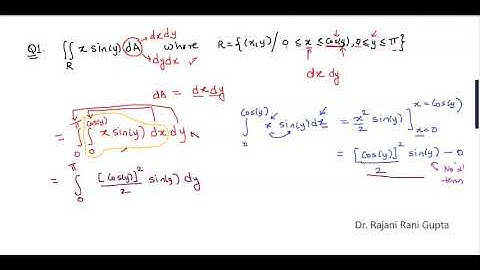 Chapter 3: 3.1 Double Integral over regular region