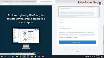 How to Create Salesforce Developer Edition Account
