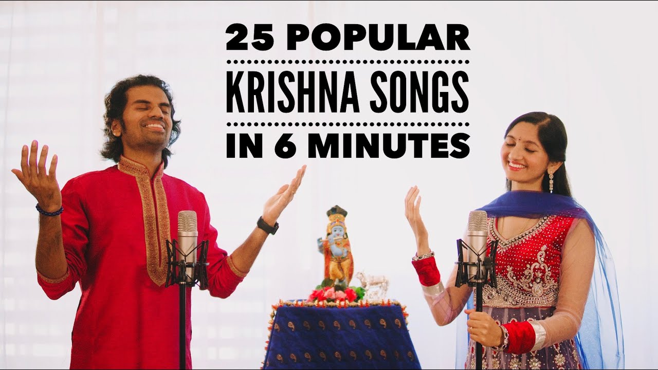 Krishna Bhajan Mashup  25 Popular Krishna Songs in 6 Minutes   Aks  Lakshmi
