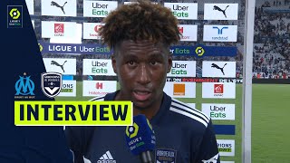Interview de fin de match : OLYMPIQUE DE MARSEILLE - FC GIRONDINS DE BORDEAUX (2-2) / 2021-2022