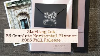 Sterling Ink Complete Planner Unboxing 2027 | Fall Release 2026 #sterlingink #commonplanner 