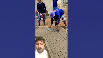 Interlock tiles | Labour Work | Shutring removeing #shorts #construction #short #house #tiles