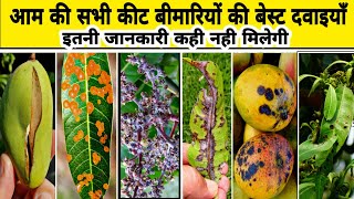 आम की सभी कीट बीमारियों की बेस्ट दवाइयाँ | Aam ki kheti kaise karen | Mango farming | आम की खेती