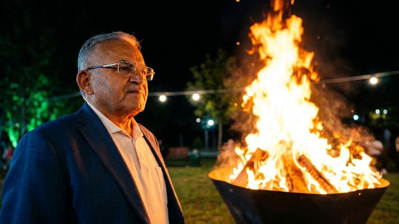 Başkan Büyükkılıç, Sarımsaklı’da Kamp Ateşini Yaktı