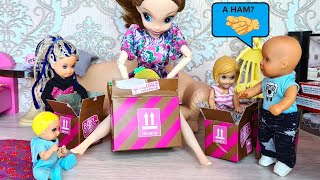 ALL PARCELS ARE FOR GIRLS, BUT FOR BOYS?Katya and Max funny family Funny Barbie dolls DARINELKA TV