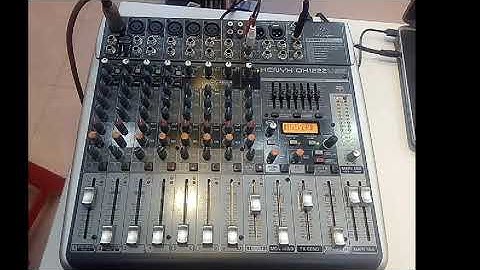 test mixer behringer  qx1222usb