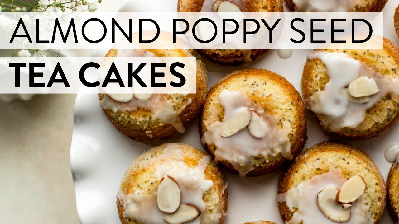 Almond Poppy Seed Tea Cakes | Sally's Baking