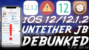 iOS 12.1.2 / 12.0 Unc0ver JAILBREAK UNTETHER BY ITSMECHRISWHO DEBUNKED!