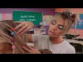 Asmr 90s girl styles your hair in class  nostalgic hair play roleplay