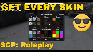 How To UNLOCK EVERY SINGLE SKIN IN SCP: ROLEPLAY! screenshot 5