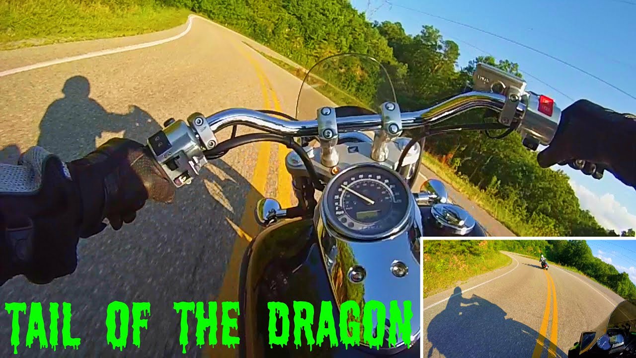 Sportbike VS Cruiser Tail of the Dragon (RAW) YouTube