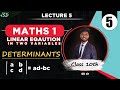 determinants of order 2 | Cramer's rule Part 1 | lecture 5