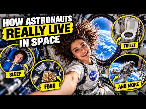 How Astronauts Really Live in Space (Sleep, Toilet, Food & More)