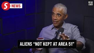 'They're real' - former U.S. President Obama on aliens