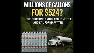 “$524 for Millions of Gallons? The Shocking Truth About Nestlé and California Water”
