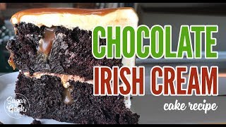 Chocolate irish cream cake is a decadent guinness beer filled with
bailey's sauce and frosted white ganache. get the...