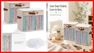 Organize Your Fabric Effortlessly with Wanapure’s 2-Pack Fabric Storage Boxes