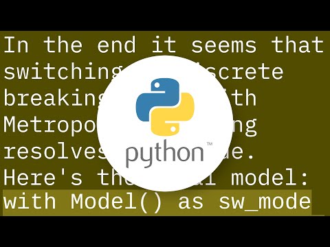 PyMC3 regression with
