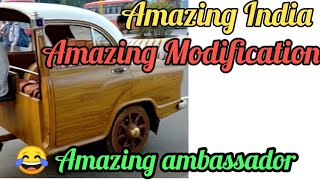 Ultimate Modification :Hindustan Ambassador turns into bullock cart
