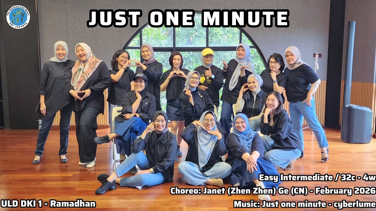 JUST ONE MINUTE - Line Dance || Janet (Zhen Zhen) Ge (CN) - February 2026