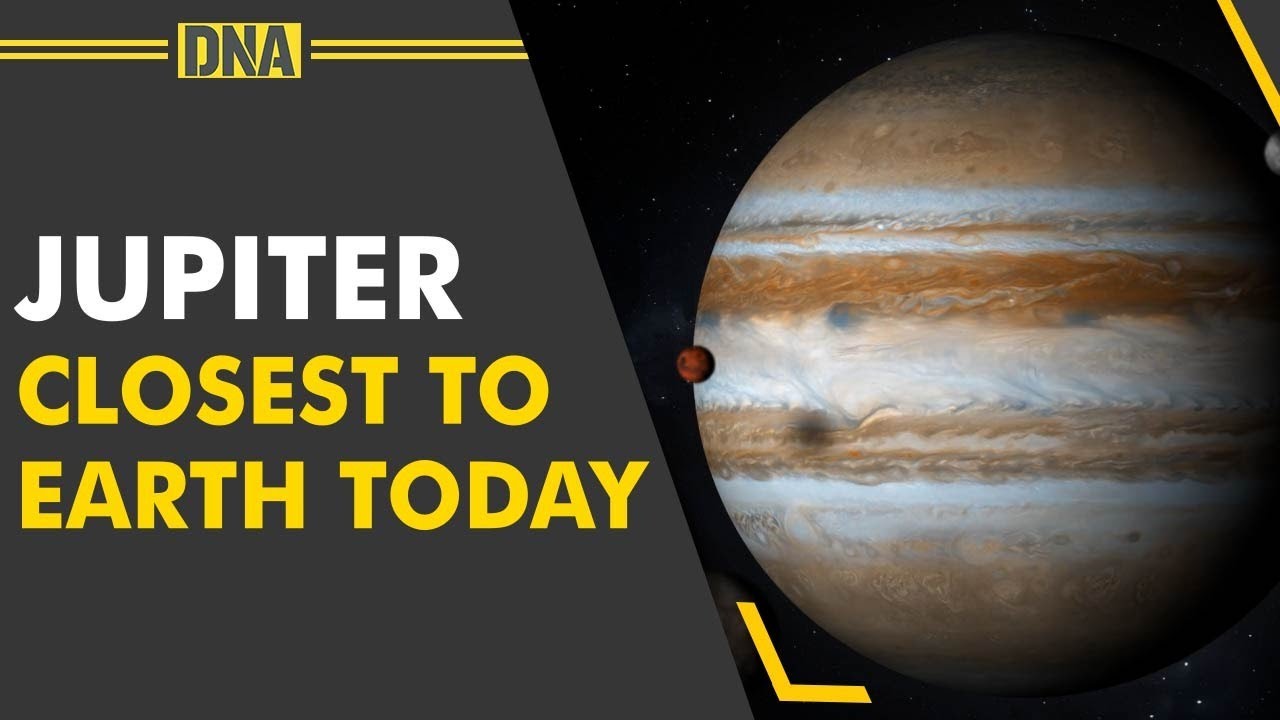 Jupiter coming closer! Giant closest approach to Earth in 70