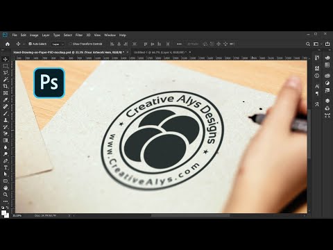 Photoshop | Create Hand Drawing Mockup