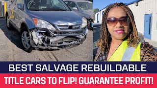 How To Buy Cars At Salvage Auction And Flip for Big Profit# Salvage cars# Big profit