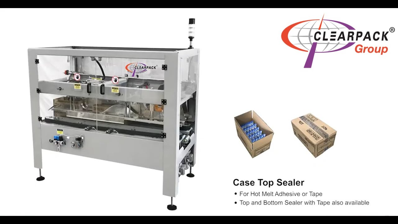 Clearpack Automatic Case Sealer - Fast & Reliable Carton Sealing
