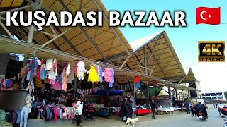 KUŞADASI AYDIN TÜRKİYE BAZAAR | CLOTHES BAZAAR | 27 March 2024 | 4k UHD 60fps