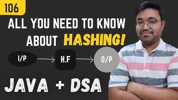 L -106 What is Hashing Concept? | Java DSA Placement | FAANG