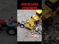 Jcb filling Concrete #jcb #reverse #tractor #trending #autorickshaw #bahubali #auto #baskar #yakshi