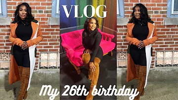 My 26TH Birthday Vlog *Emotional * A Night In Philly | IAMJUSTAIRI BDAY