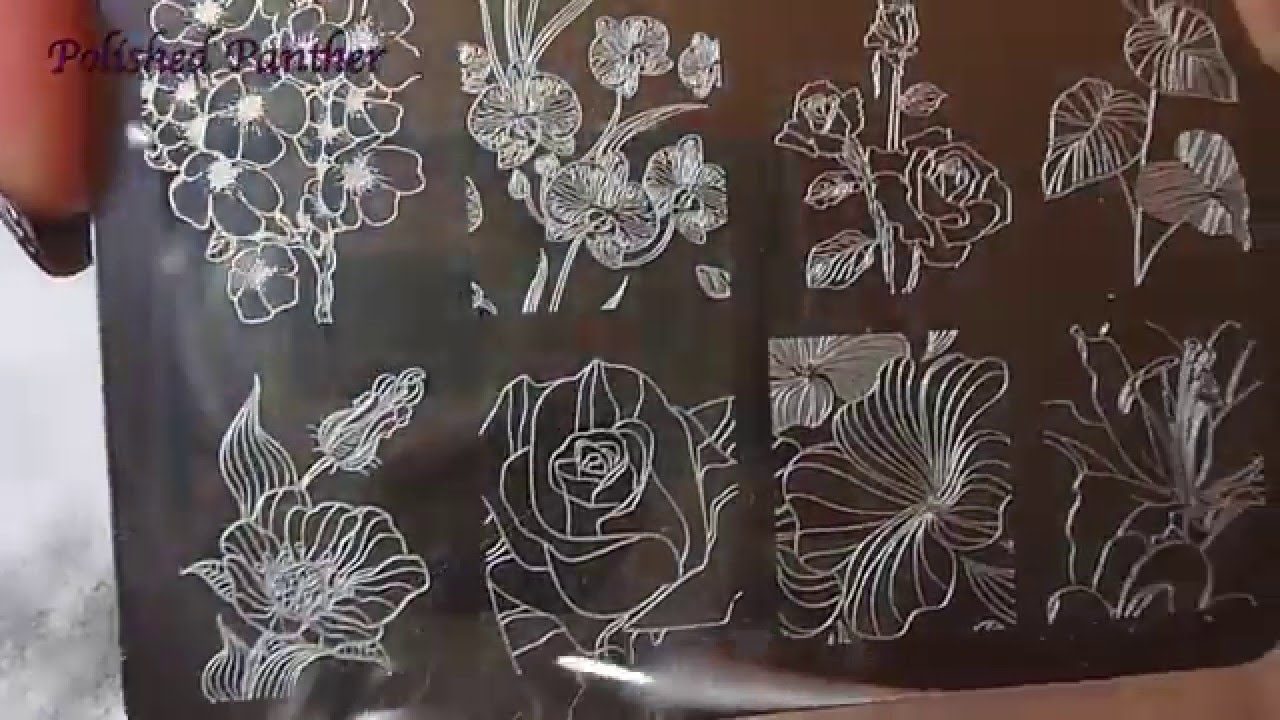 Moyra Florality 2 Plate 10 Creative Shop Stamper Space Collection Sacha and Nicky