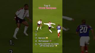 Top 5 Worst Back Passes in Football