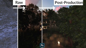 Lumion Post-Production avec Camera Raw (photoshop)