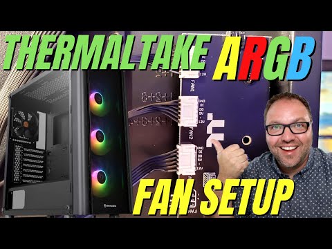 How to Connect the Thermaltake V250 ARGB Case Fans