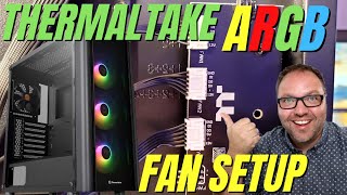 How to Connect the Thermaltake V250 ARGB Case Fans screenshot 4