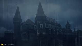 Heavy Rain On Old Castle with Thunder Sounds - Rain Sounds for Sleeping   Study and Relaxation