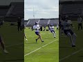 Defense gets a pick during Rookie Minicamp 😤