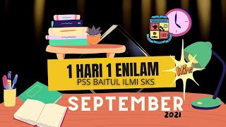 PENGUMUMAN PEMENANG PROGRAM 1 HARI 1 eNILAM /BINTANG NILAM BULAN SEPTEMBER 2021 SK SALAK