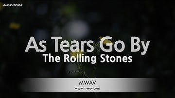The Rolling Stones-As Tears Go By (Karaoke Version)