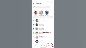 Instagram ki sabhi chat ek sath kaise delete kare | how to delete all chat message on instagram