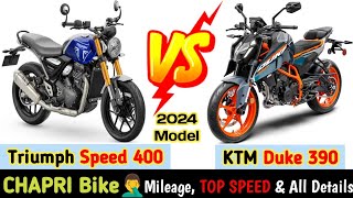 Triumph Speed 400 VS KTM Duke 390 | Top Speed 🥵