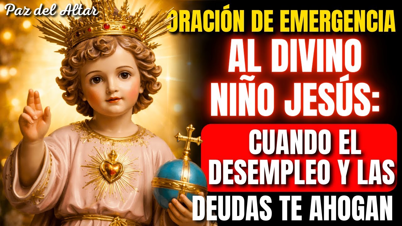 Oración de Emergencia al Divino Niño Jesús: Cuando el Desempleo y las Deudas Te Ahogan