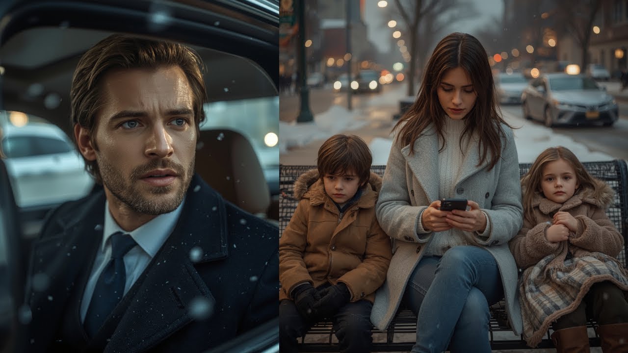 Milliardär sieht Ex-Geliebte mit Zwillingen frierend auf Bank – bittet per SMS um Zuflucht im Kalten
