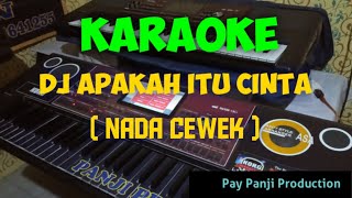 Download Lagu DJ APAKAH ITU CINTA || KARAOKE NADA CEWEK + LIRIK || KORG PA700 MP3