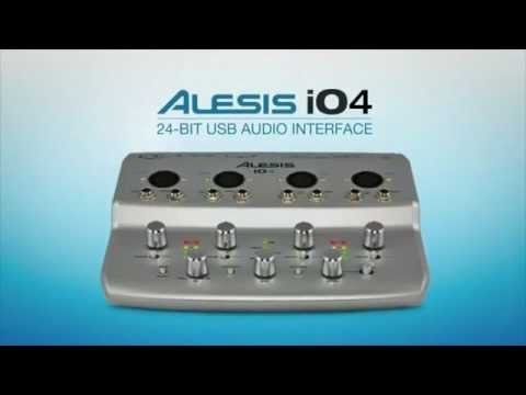 Alesis iO4 Four-Channel, USB 24-Bit Recording Interface Overview