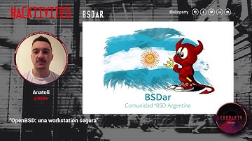 #Eko2020 BSDar: Instalación, configuración y administración de OpenBSD en una VM (hands-on)