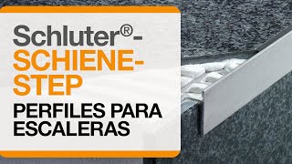 Cómo instalar un remate para cantos de cerámica sobre escaleras: Schluter®-SCHIENE-STEP